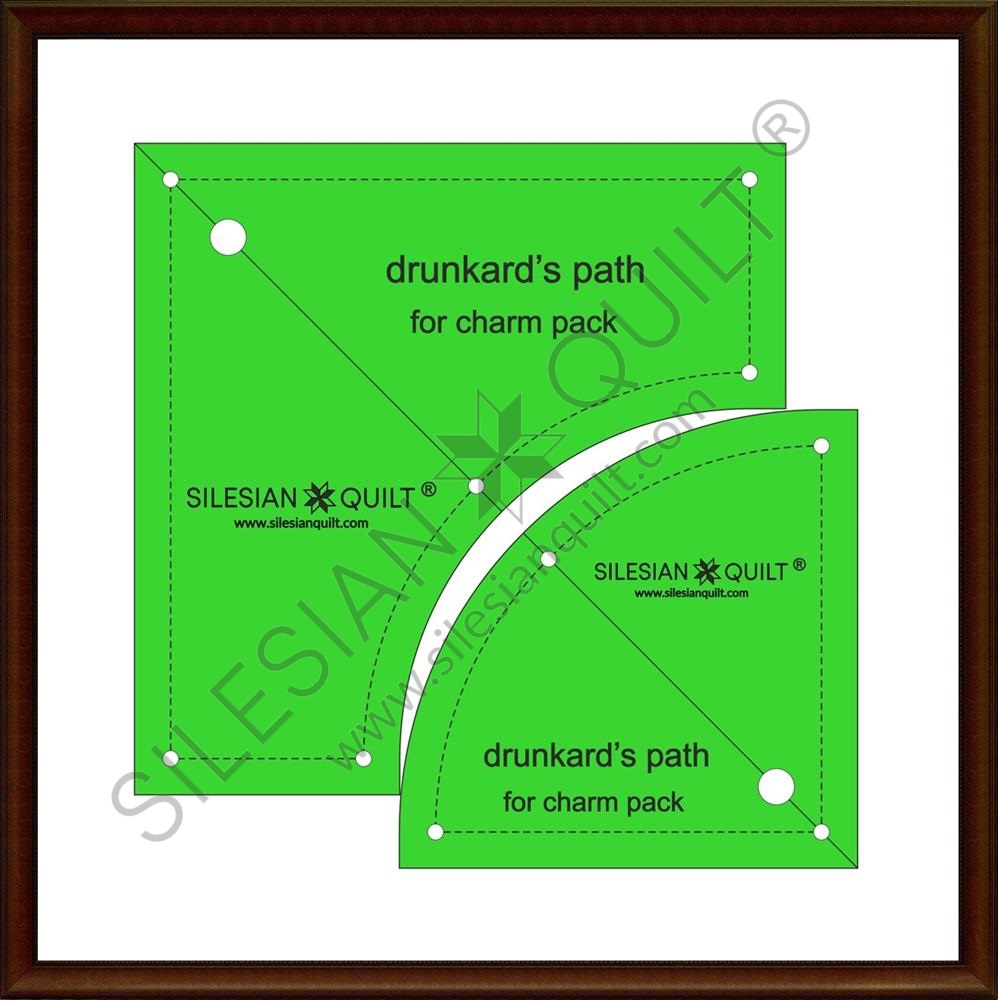 Drunkard's Path für Charm Pack